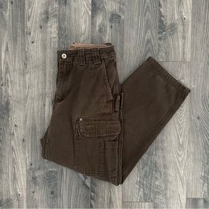 Men’s Brown Cargo Duluth Trading Co Pants Size W34/L32